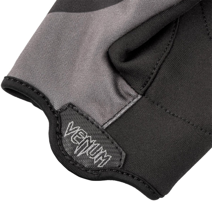 rękawice venum runner – czarno-szare
