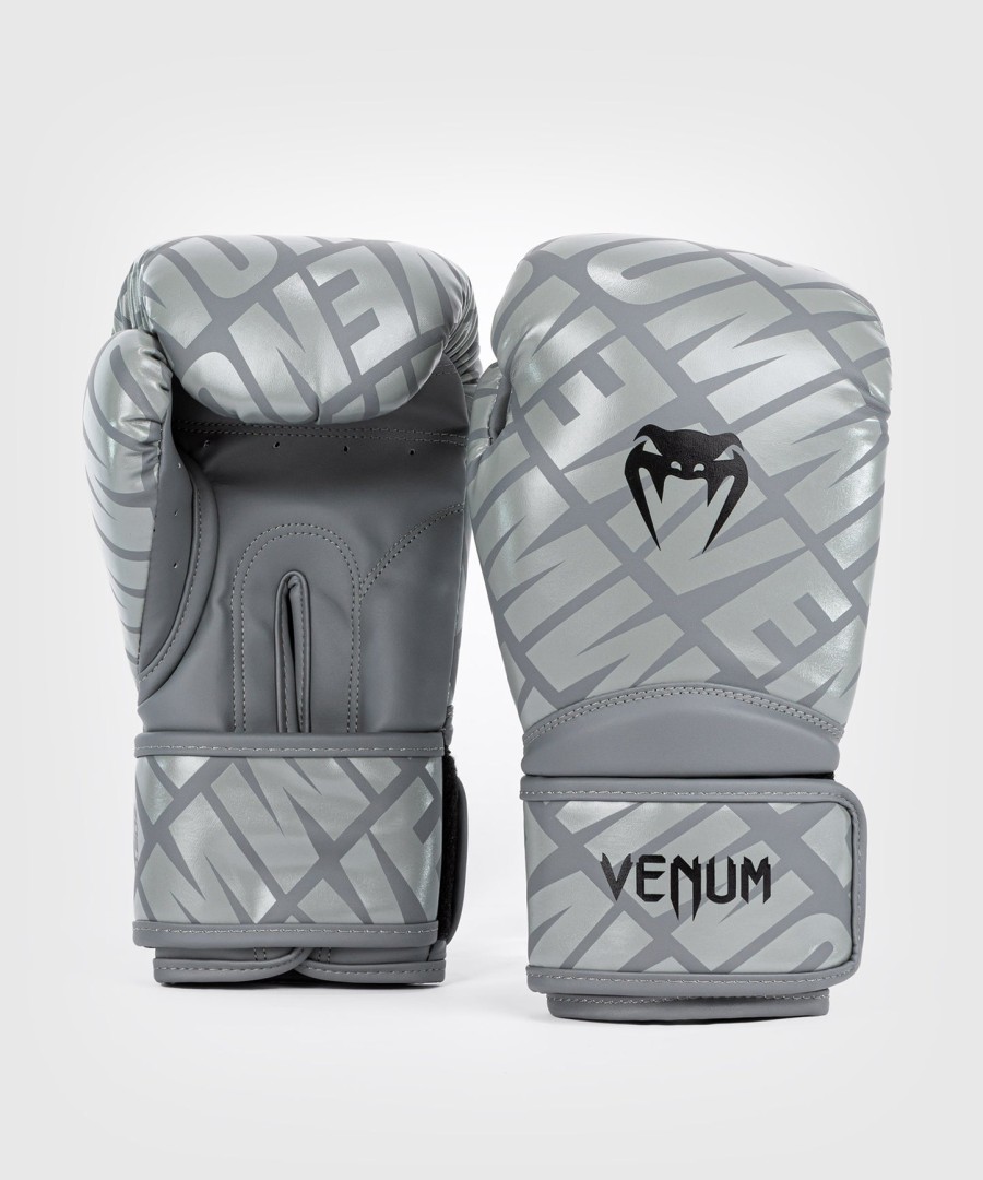 rękawice bokserskie venum contender 1.5 xt – szareczarne