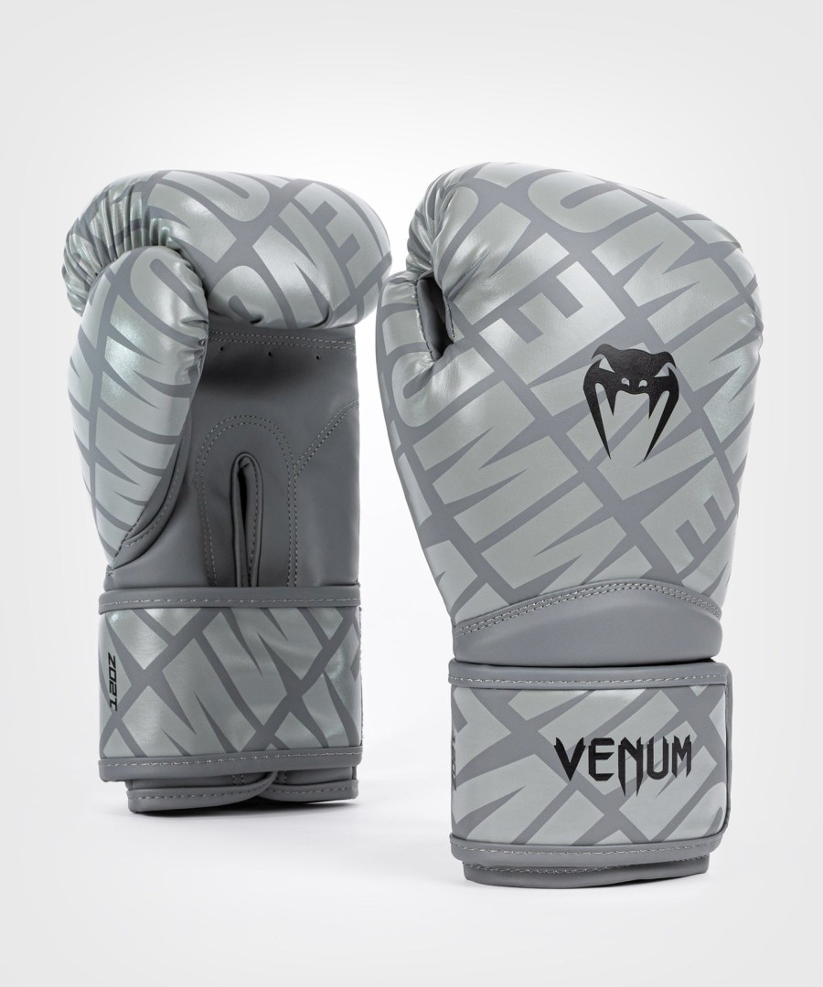 rękawice bokserskie venum contender 1.5 xt – szareczarne