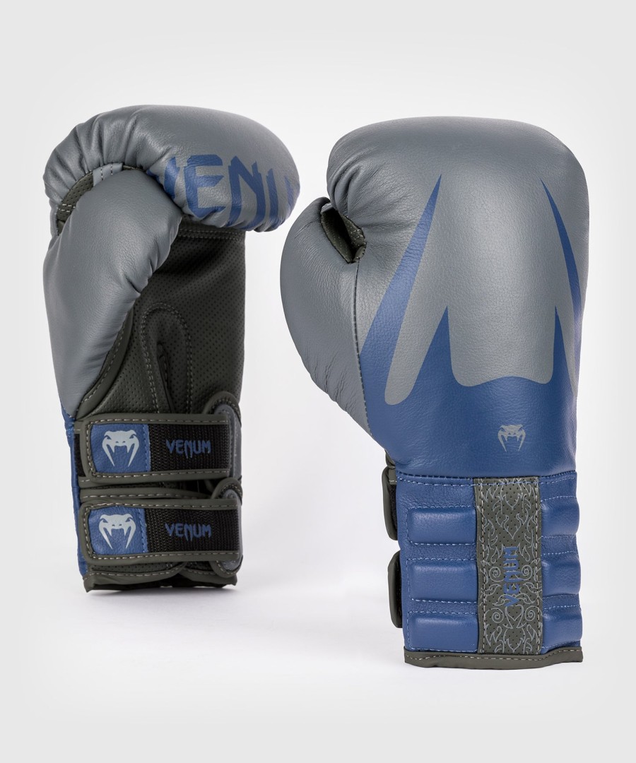 rękawice bokserskie venum reverso – storm greyroyal blue