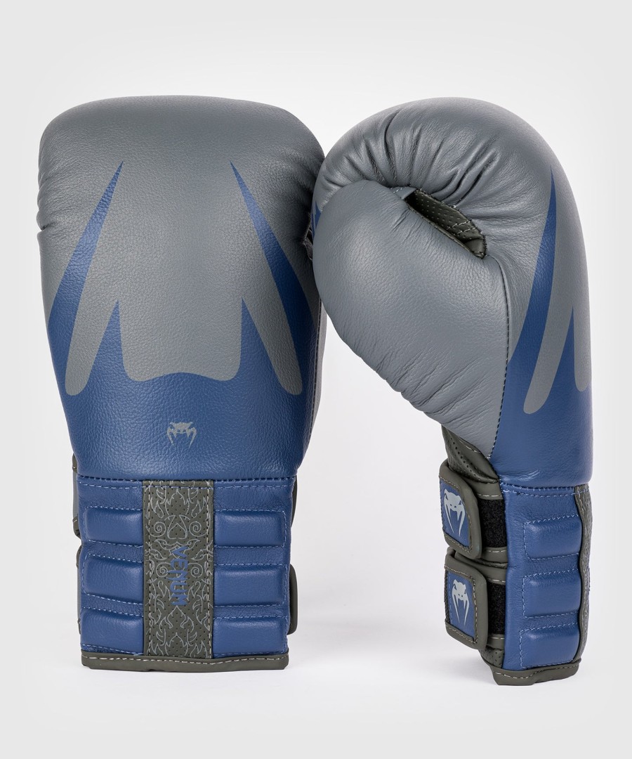 rękawice bokserskie venum reverso – storm greyroyal blue