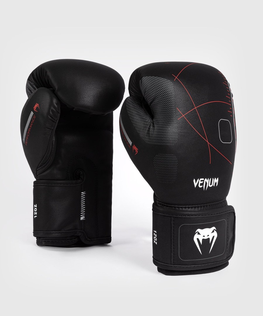 rękawice bokserskie venum tactical xt – czarneognistoczerwone