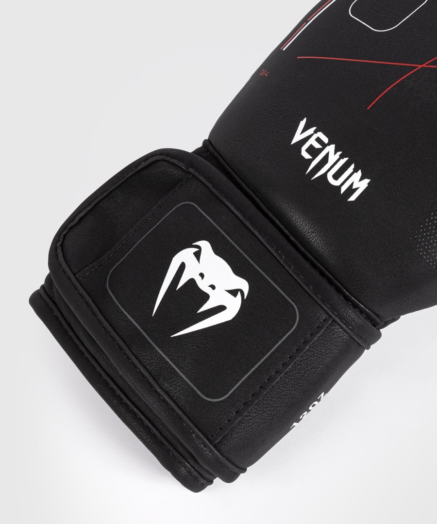 rękawice bokserskie venum tactical xt – czarneognistoczerwone