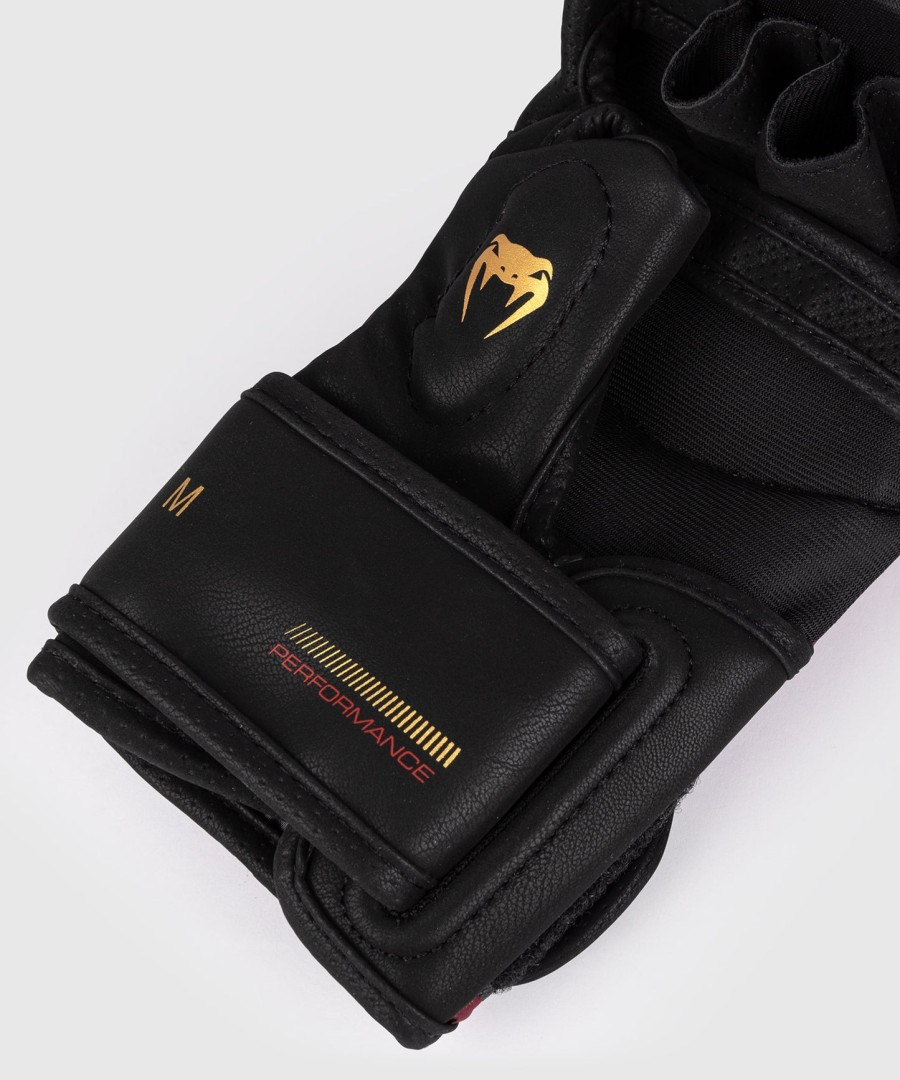rękawice sparingowe venum tactical xt – czarnebordowezłote