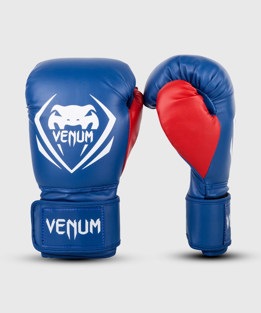 rękawice bokserskie venum contender – niebiesko-biało-czerwone
