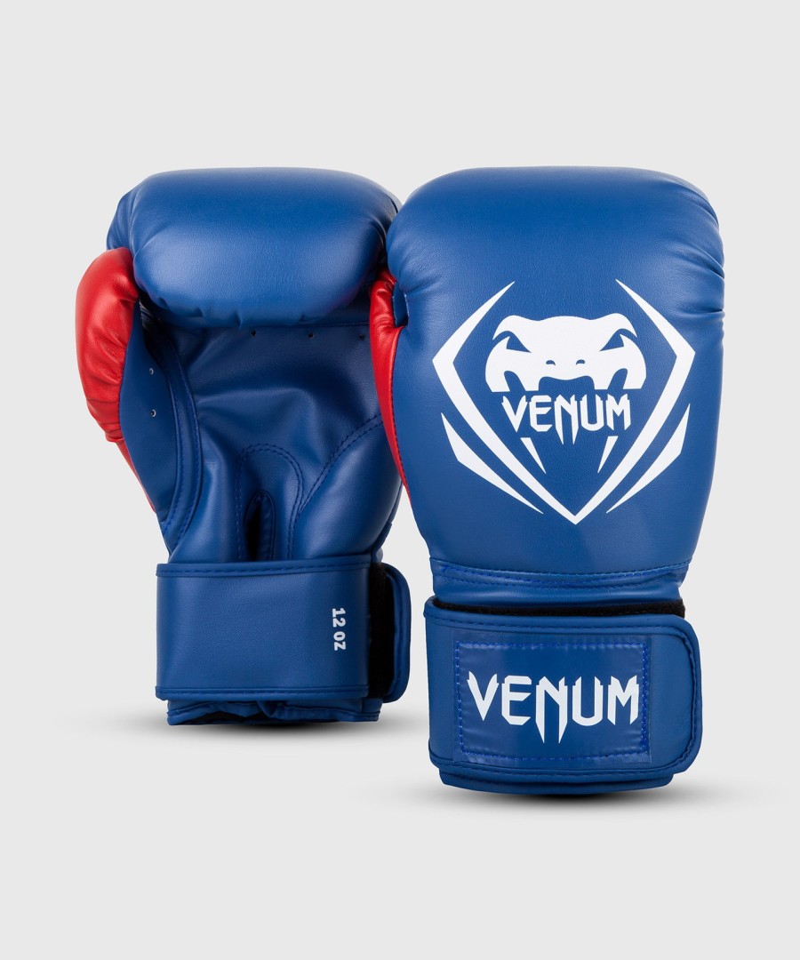 rękawice bokserskie venum contender – niebiesko-biało-czerwone