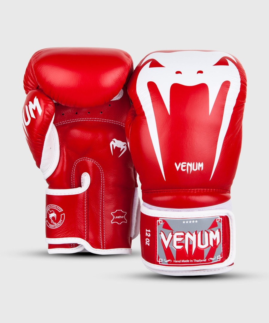 rękawice bokserskie venum giant 3.0 – skóra nappa – czerwone