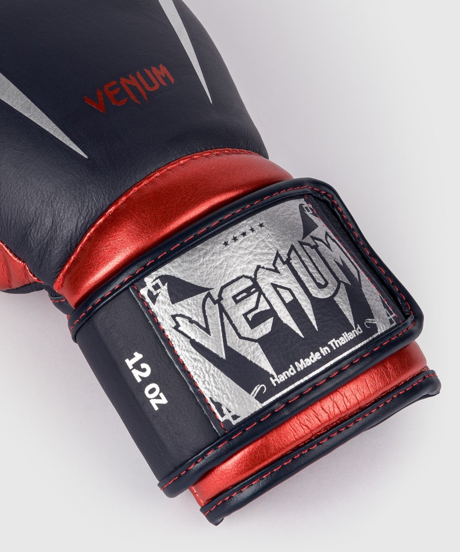 rękawice bokserskie venum giant 3.0 – granatowo-czerwone – edycja specjalna