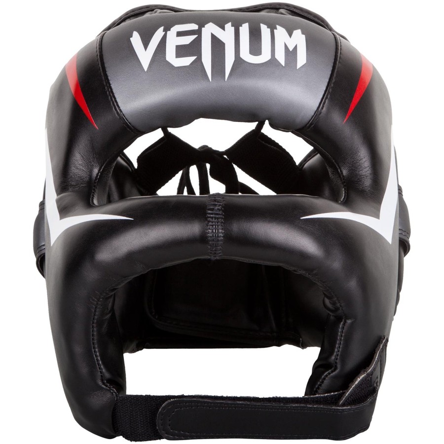 venum elite iron headgear - czarny