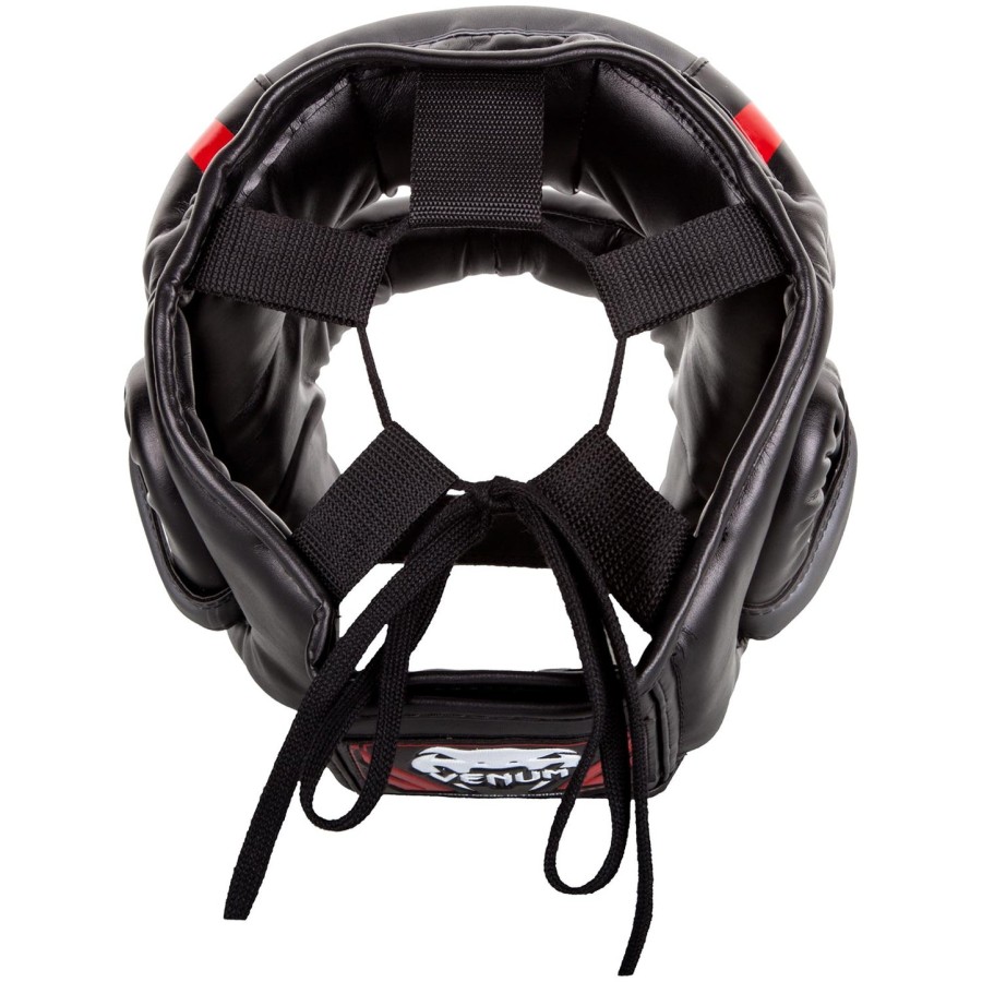 venum elite iron headgear - czarny