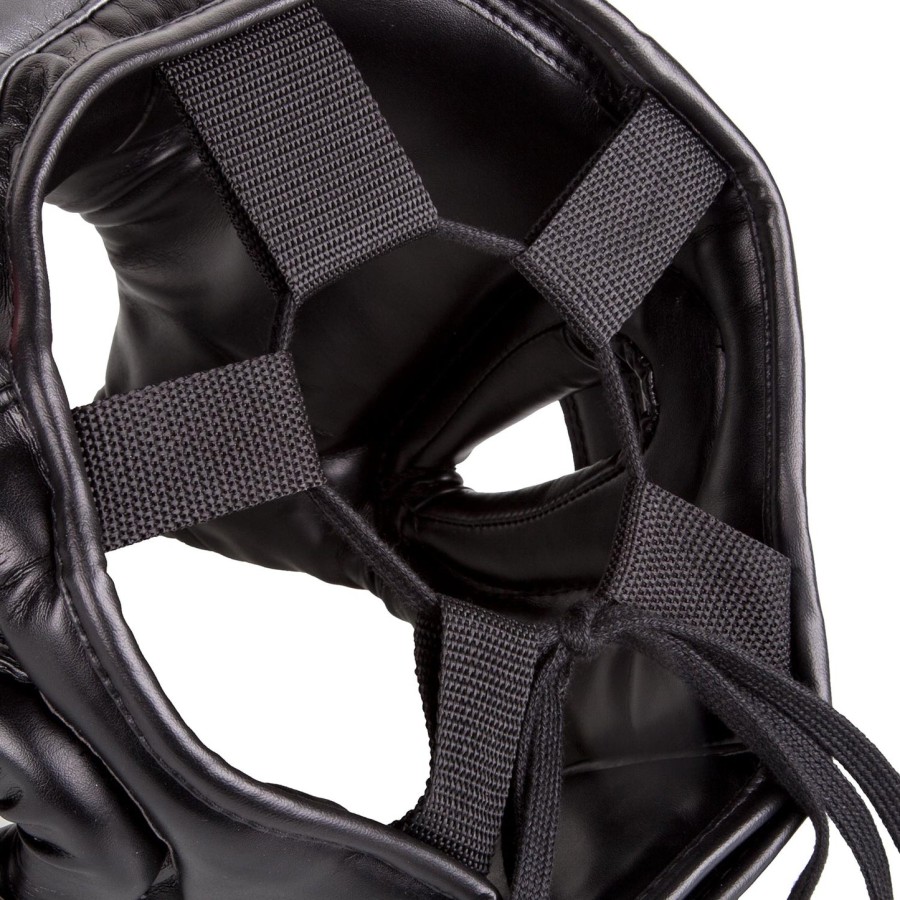 venum elite iron headgear - czarny