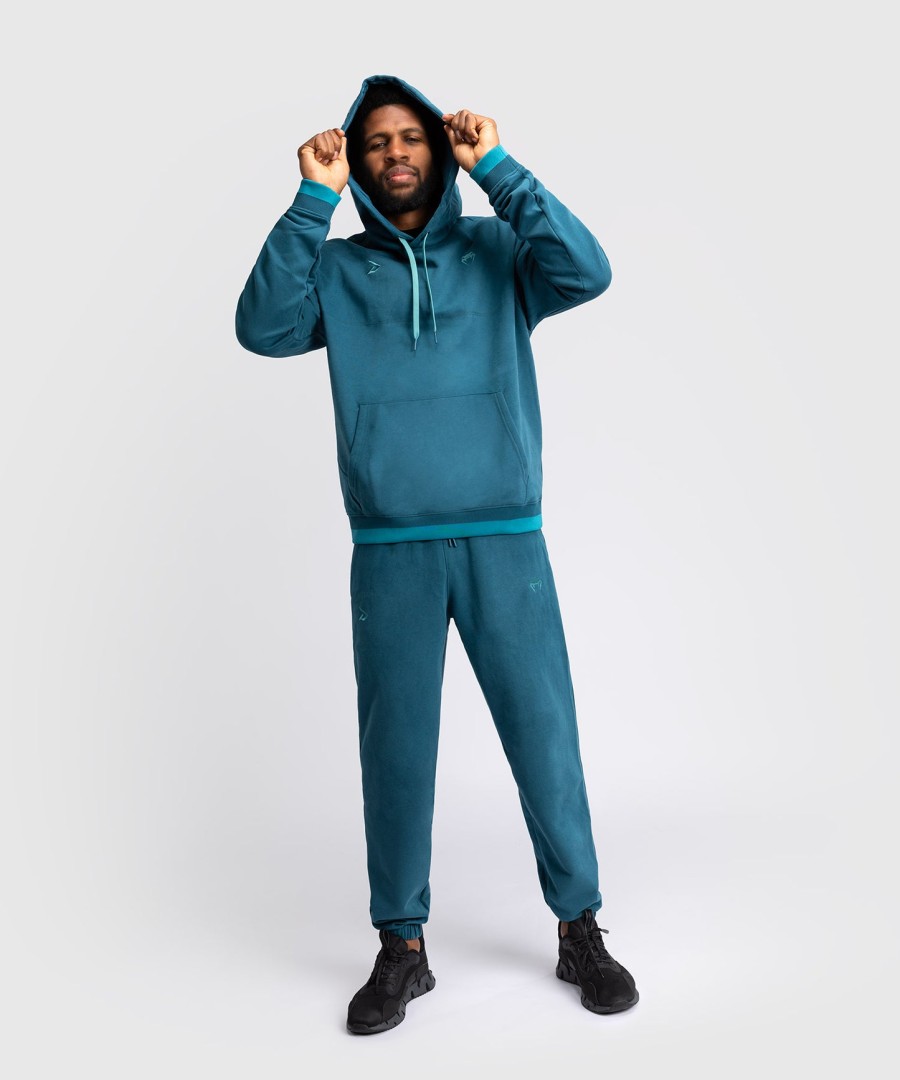 bluza z kapturem venum x demi – błękit lazurowy