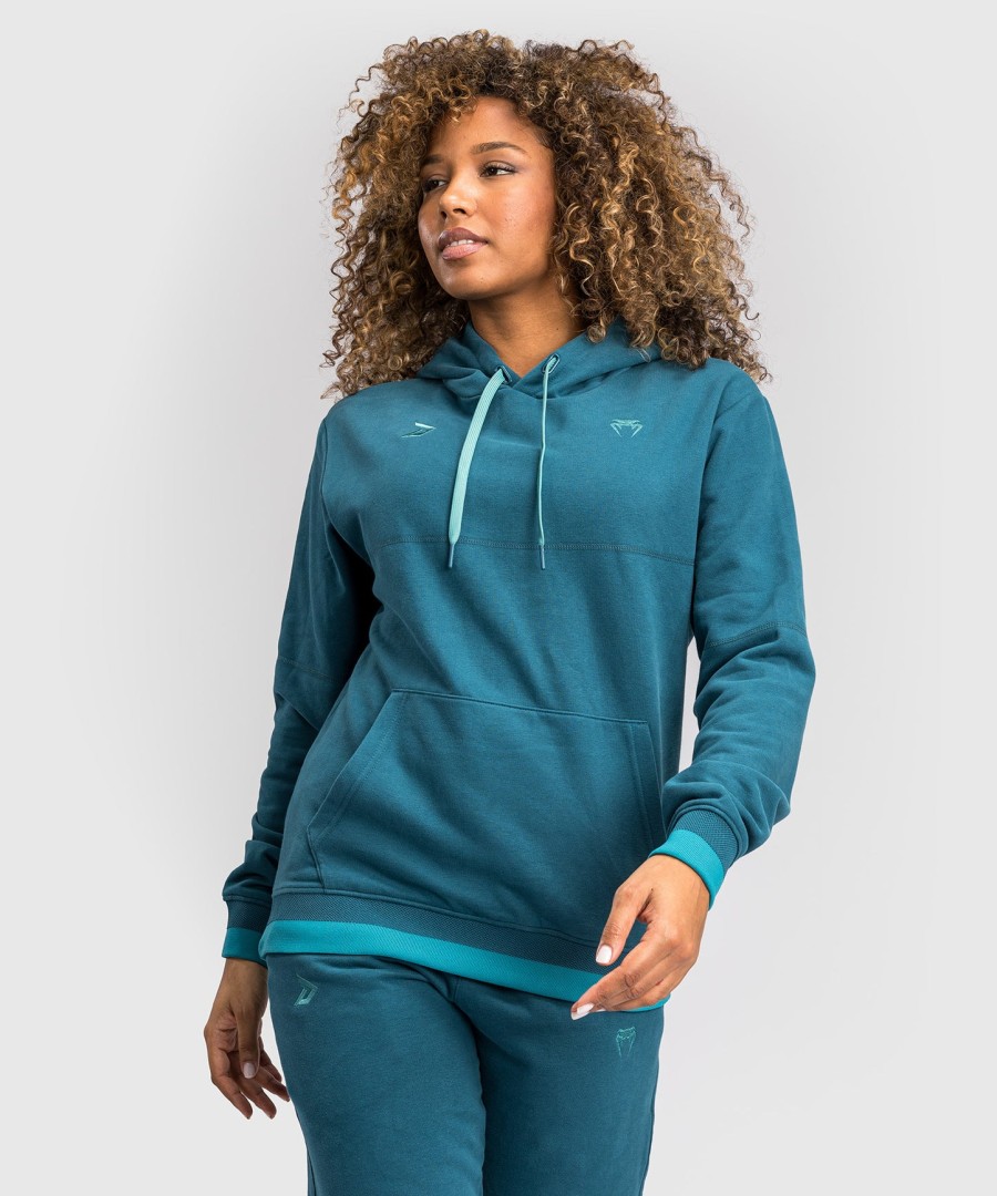 bluza z kapturem venum x demi – błękit lazurowy