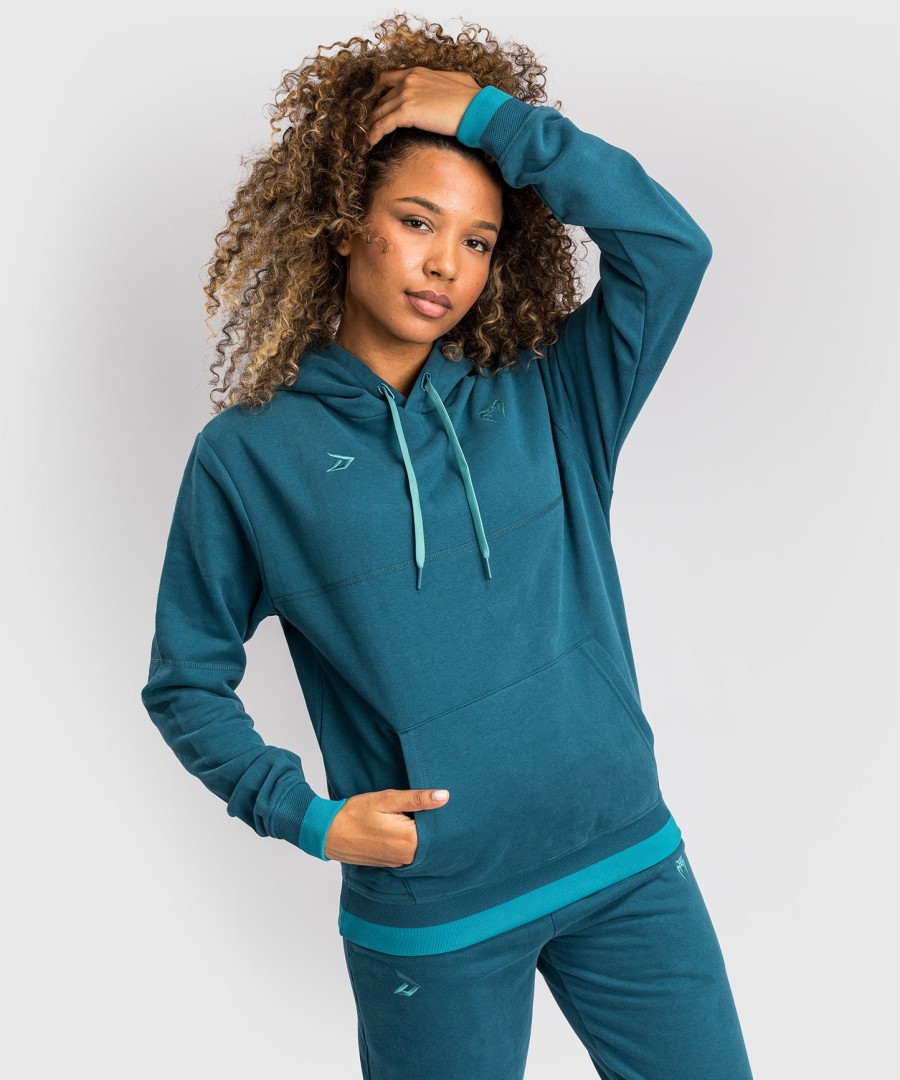 bluza z kapturem venum x demi – błękit lazurowy