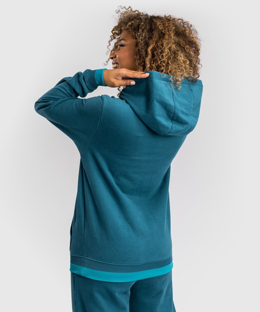 bluza z kapturem venum x demi – błękit lazurowy