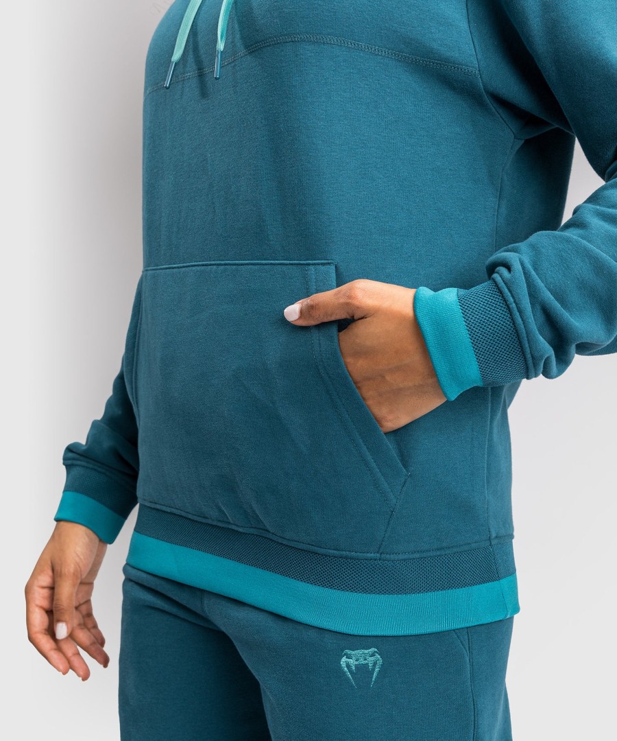 bluza z kapturem venum x demi – błękit lazurowy