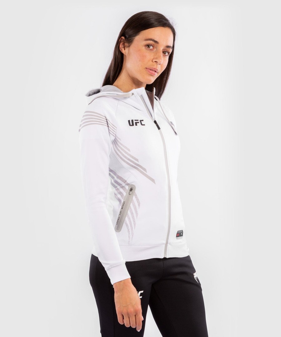 bluza z kapturem ufc venum authentic fight night women walkout – biała