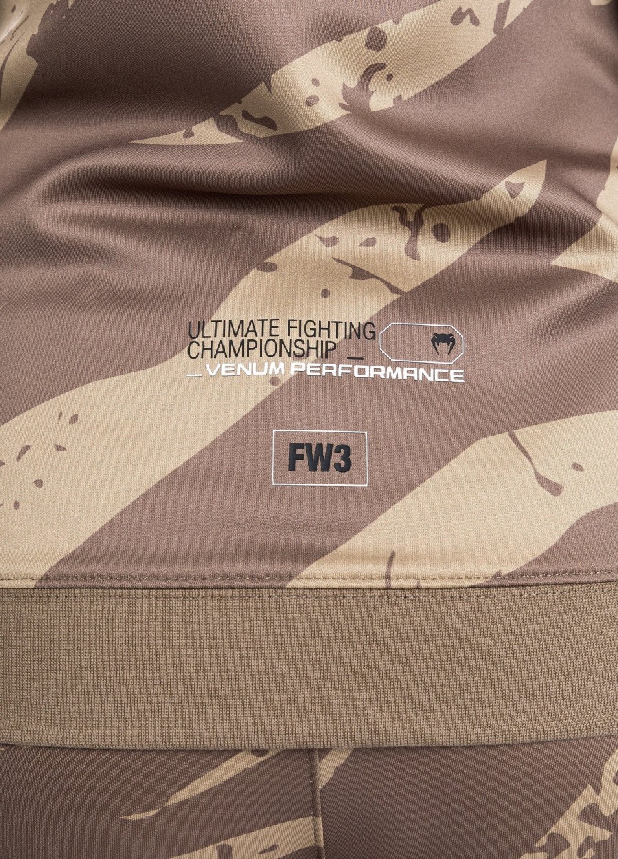 bluza z kapturem damska ufc adrenaline by venum fight week w kolorze desert camo