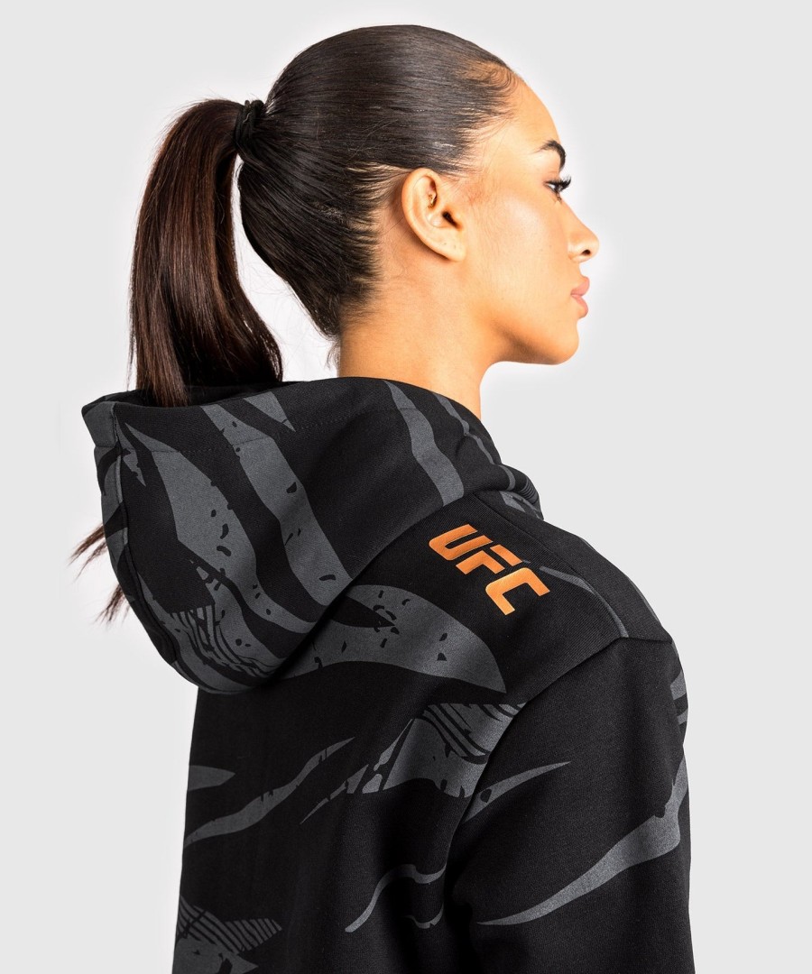 bluza z kapturem damska ufc adrenaline by venum fight week – urban camo
