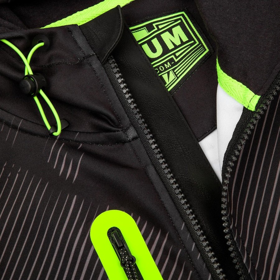 bluza z kapturem venum training camp 2.0 – czarnaneożółta