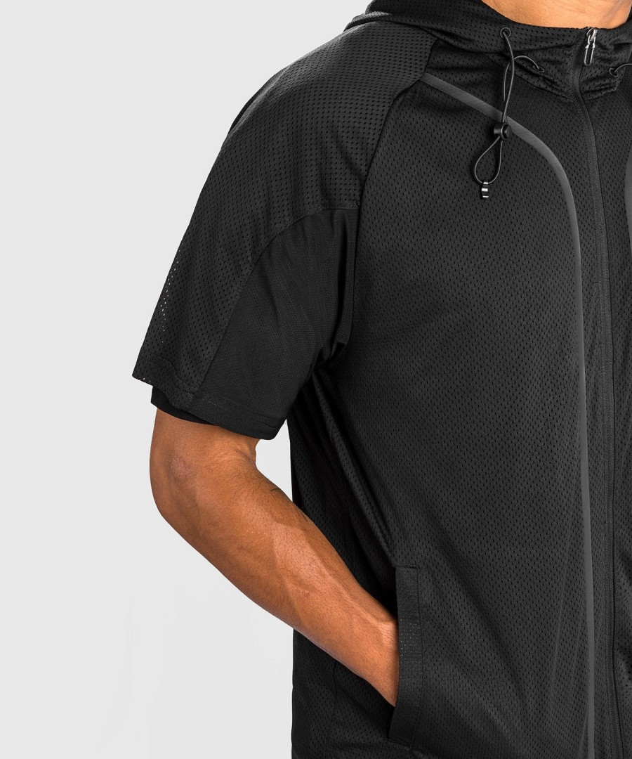 kurtka venum electron 3.0 dry tech – krótki rękaw – czarna