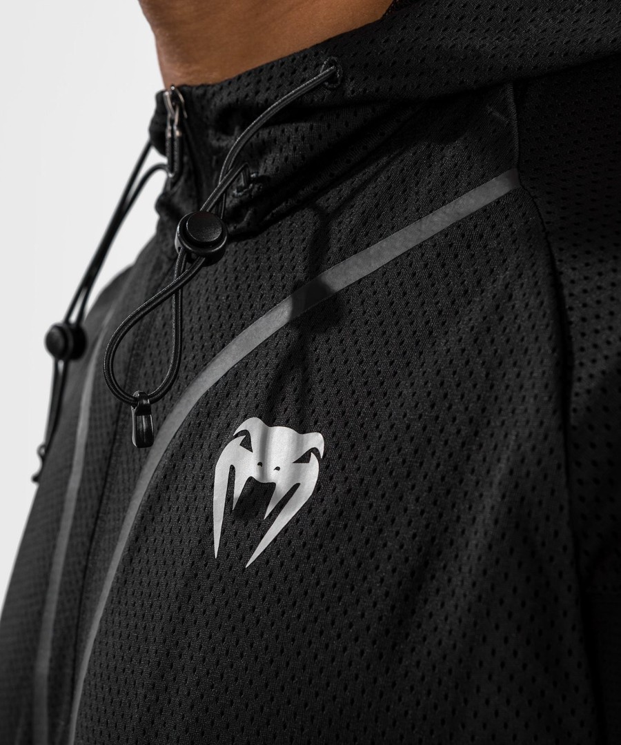 kurtka venum electron 3.0 dry tech – krótki rękaw – czarna