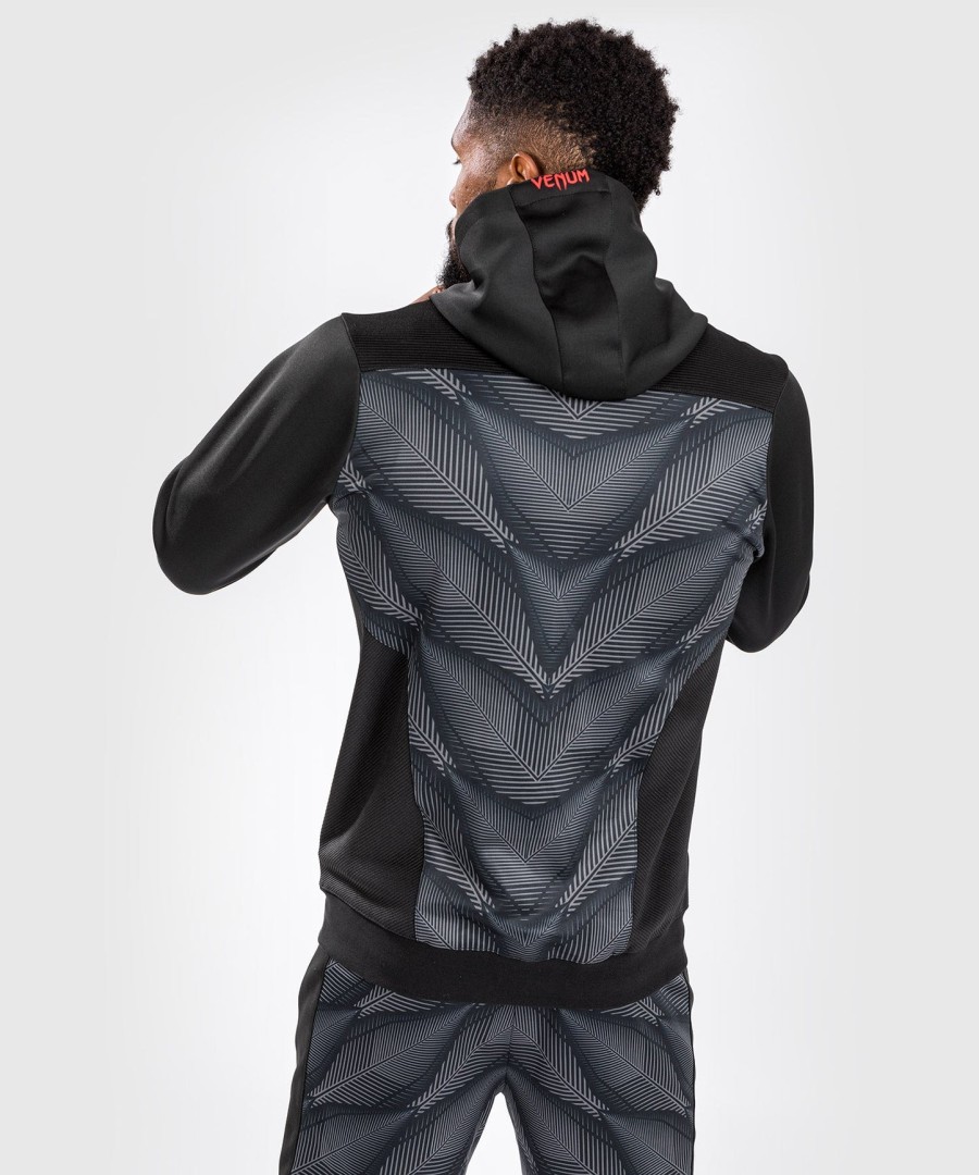bluza z kapturem venum phantom – czarno-czerwona