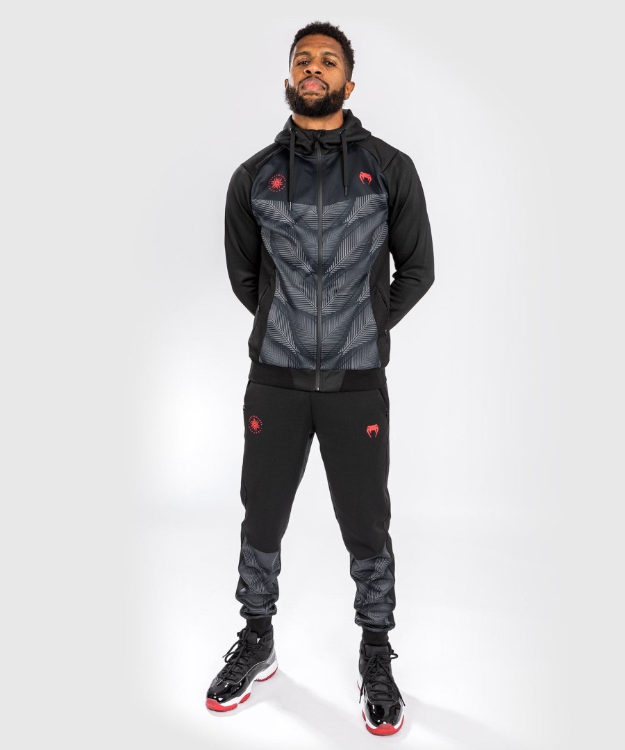 bluza z kapturem venum phantom – czarno-czerwona