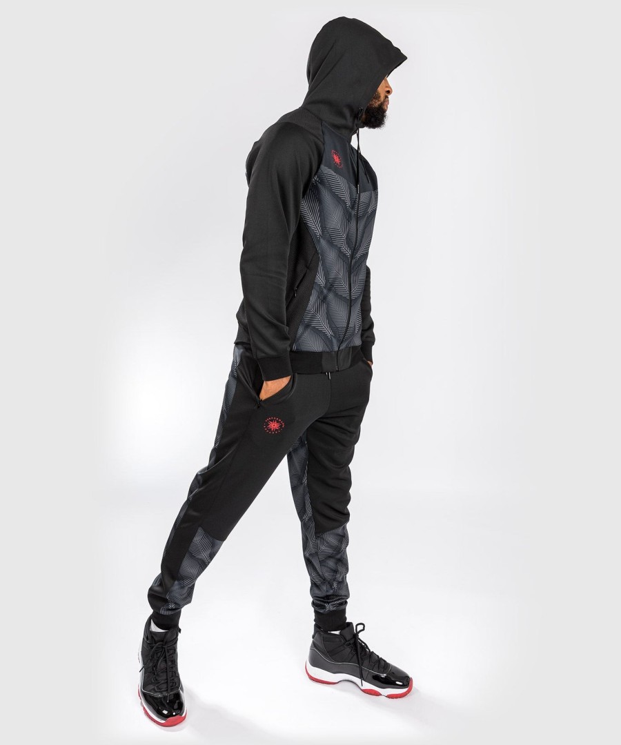 bluza z kapturem venum phantom – czarno-czerwona