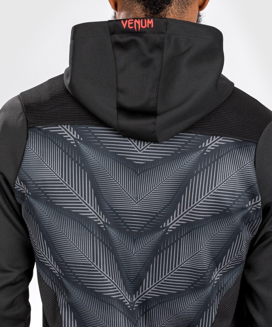 bluza z kapturem venum phantom – czarno-czerwona