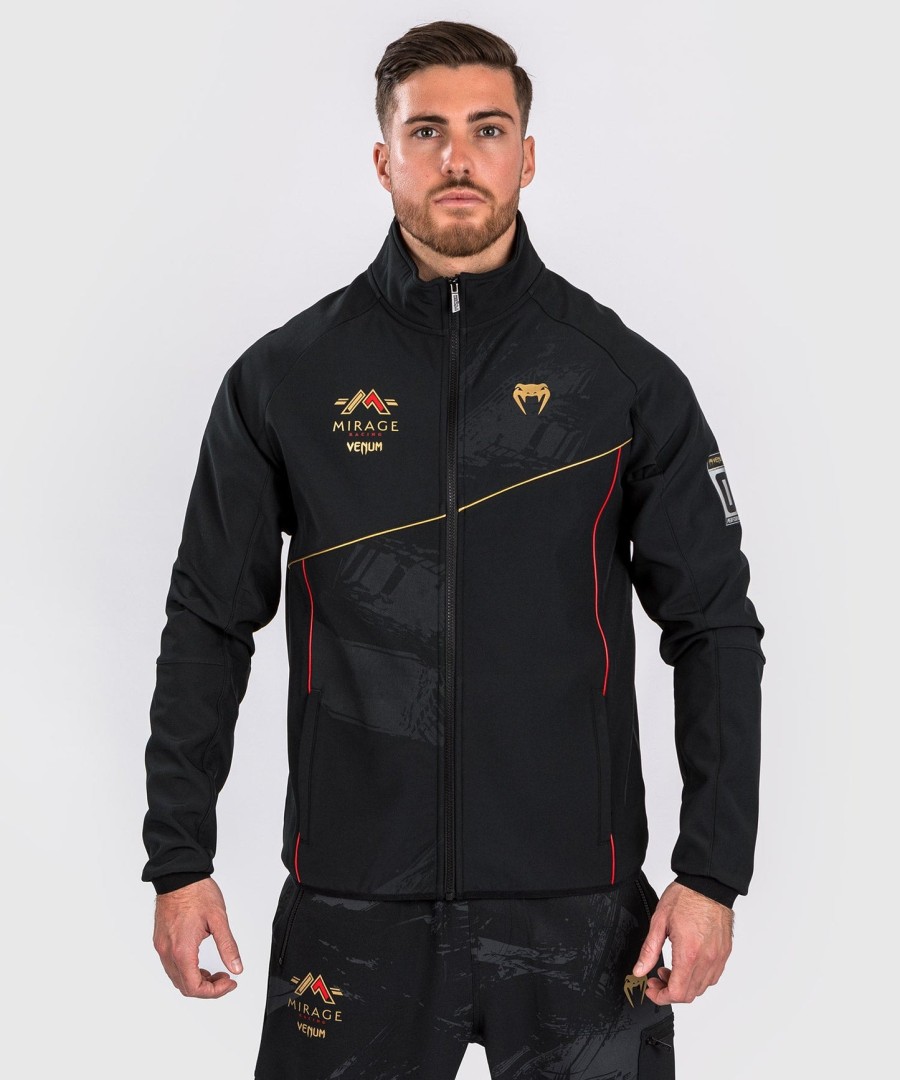 kurtka softshell venum x mirage – czarno-złota
