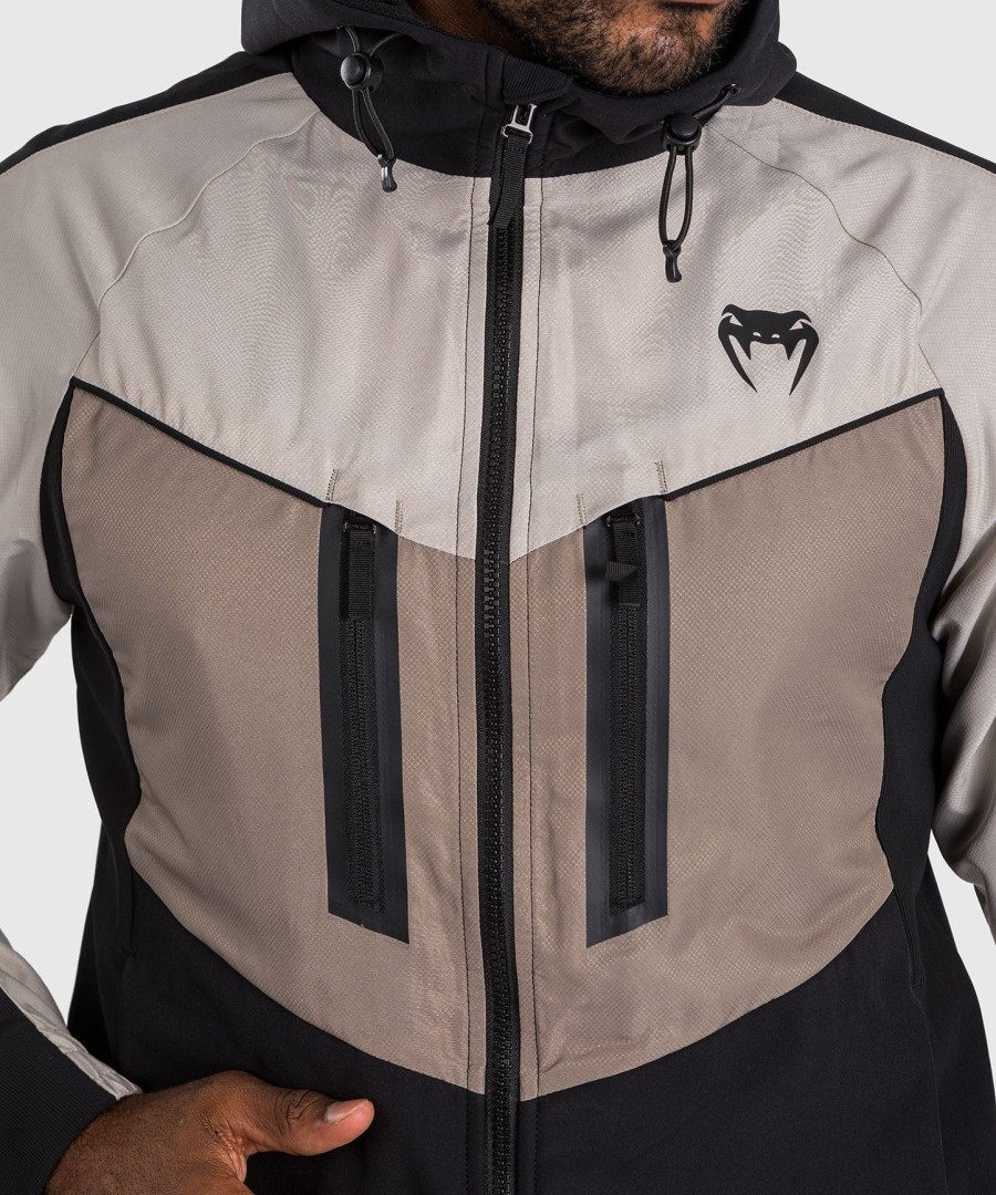 kurtka dresowa venum laser 3.0 – czarno-piaskowa