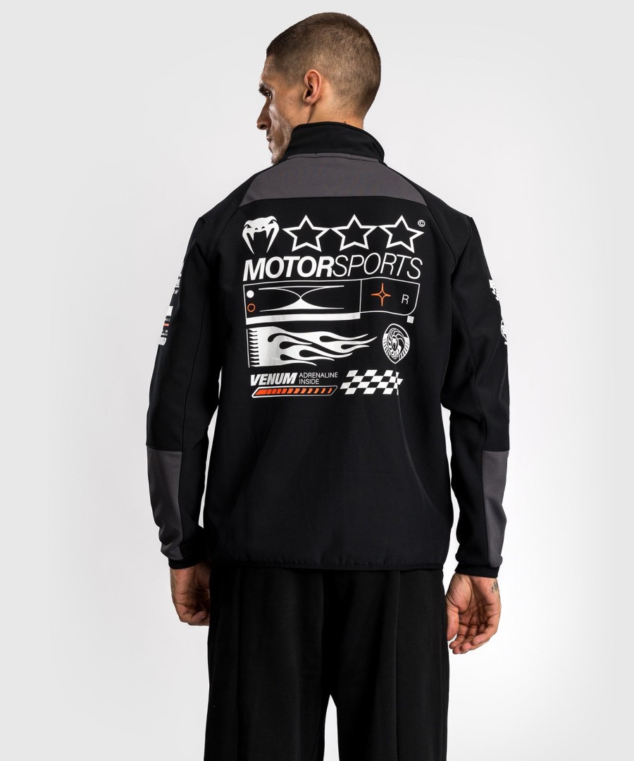 kurtka softshell venum motorsport – głęboka czerń