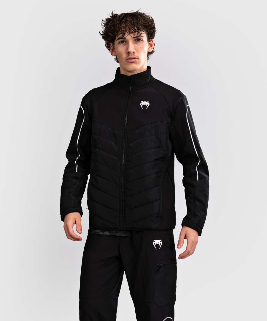kurtka softshell venum paddock z długim rękawem – czarna