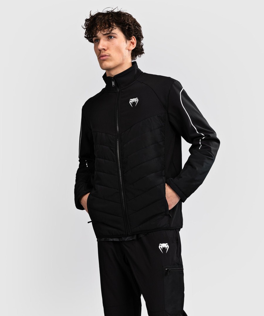 kurtka softshell venum paddock z długim rękawem – czarna