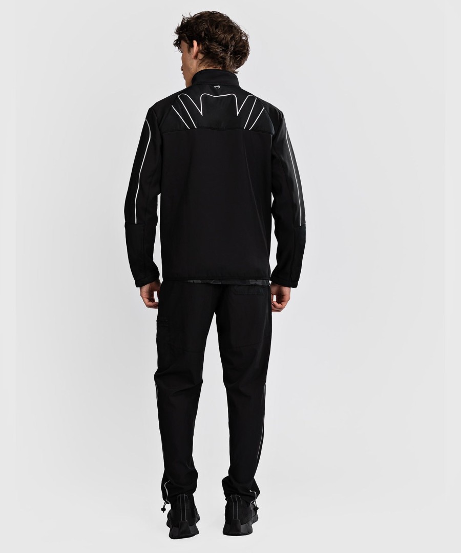kurtka softshell venum paddock z długim rękawem – czarna