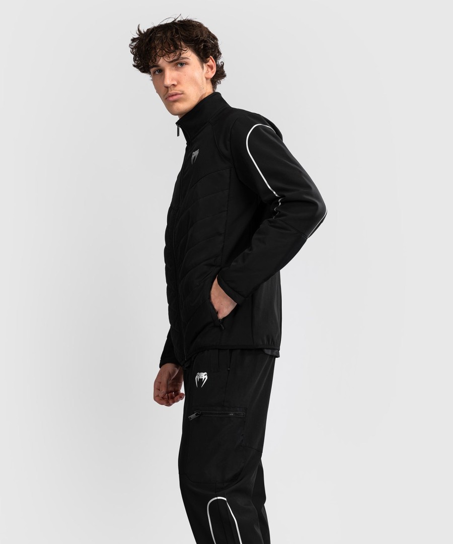 kurtka softshell venum paddock z długim rękawem – czarna