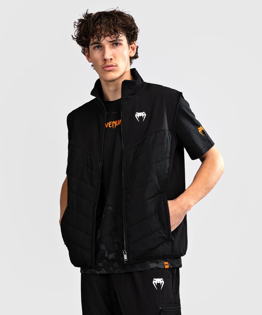 kurtka softshell venum paddock z krótkim rękawem – czarna