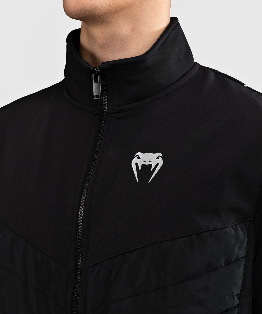 kurtka softshell venum paddock z krótkim rękawem – czarna