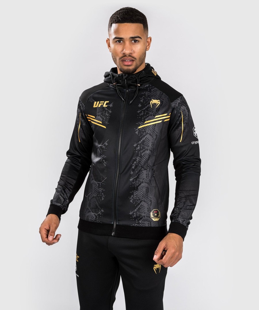 bluza z kapturem ufc adrenaline by venum authentic fight night dla mężczyzn walkout – champion