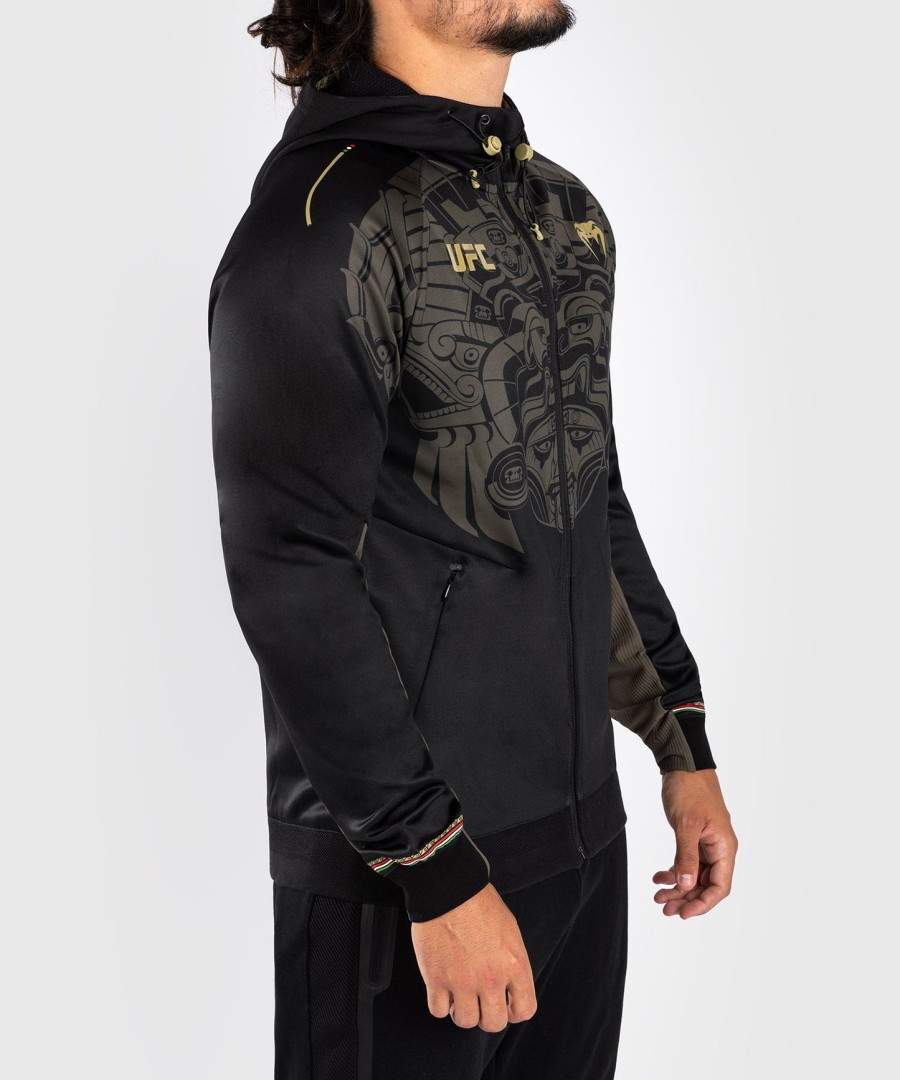 bluza z kapturem noche ufc by venum authentic fight night men walkout – czarna