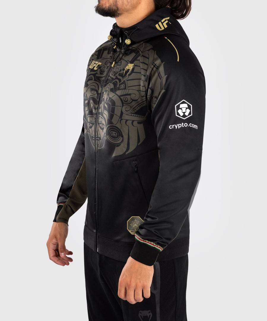 bluza z kapturem noche ufc by venum authentic fight night men walkout – czarna