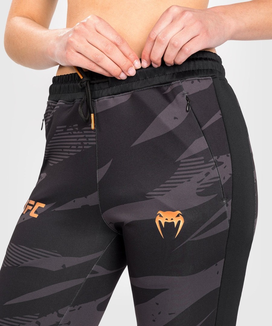spodnie damskie ufc adrenaline by venum fight week – urban camo