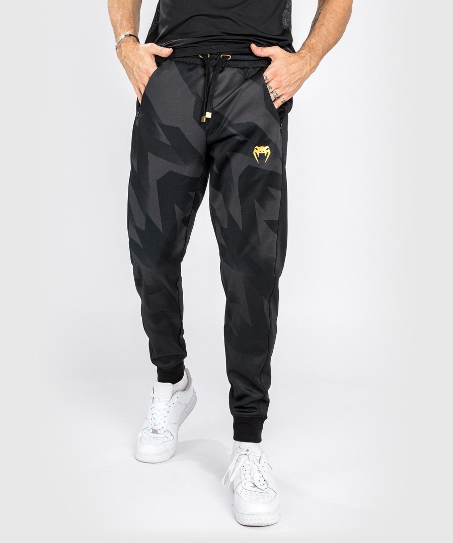 spodnie dresowe venum razor joggers – czarno-złote
