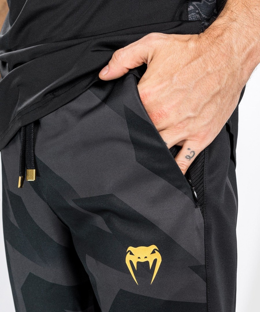 spodnie dresowe venum razor joggers – czarno-złote