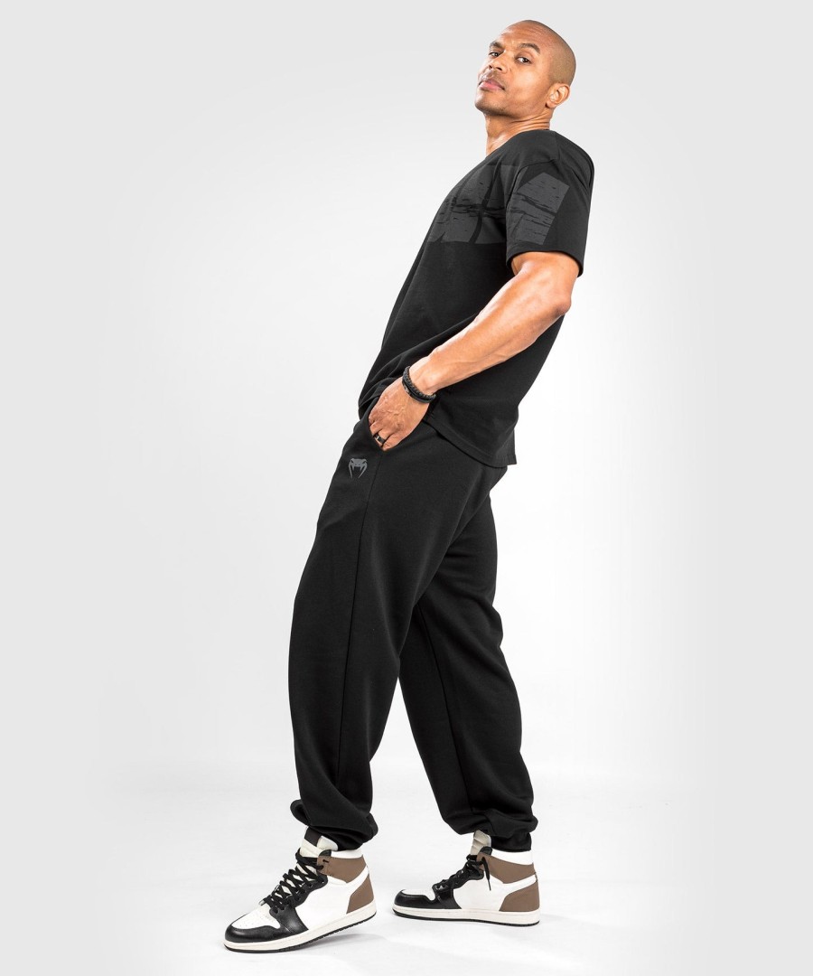 spodnie dresowe venum connect xl – krój oversize – czarne