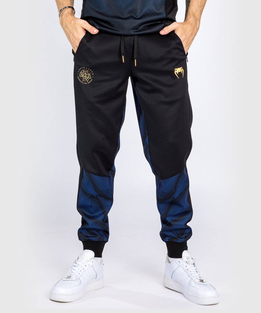 jogger venum phantom loma - czarno-niebieski