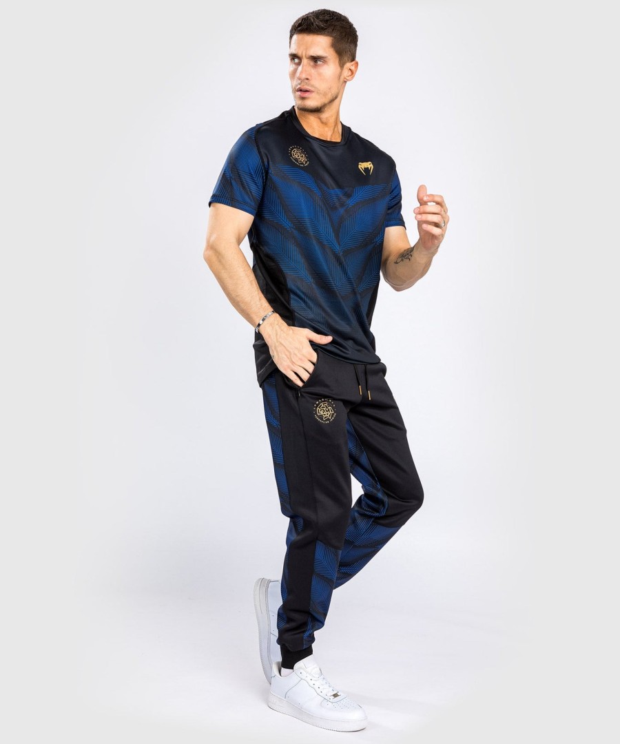 jogger venum phantom loma - czarno-niebieski