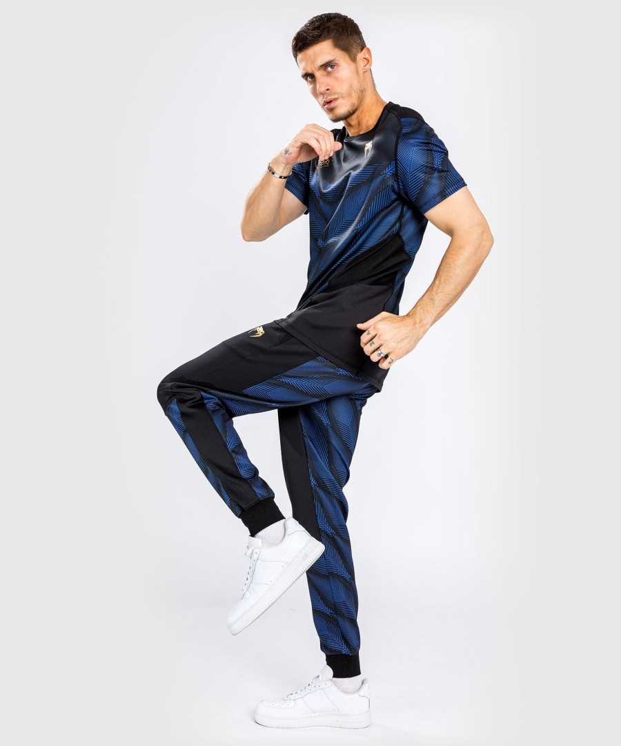 jogger venum phantom loma - czarno-niebieski