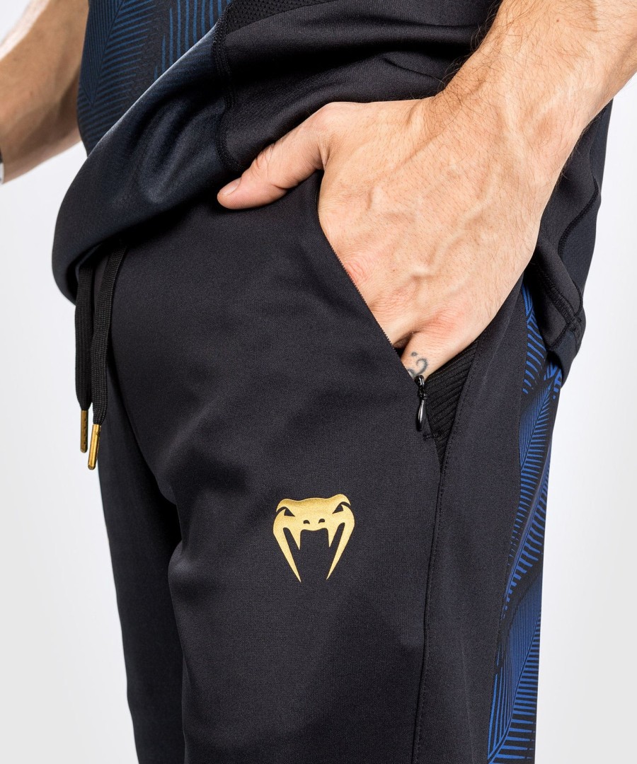 jogger venum phantom loma - czarno-niebieski